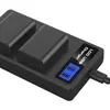 Fv70 Fv100 El14 El15 E6 Fw50 Fz100 Bn1 Bx1 Batería de Cámara Cargador USB Dual