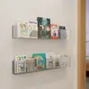 Estantería para libros ilustrados infantiles sin taladro, estantería de pared, estantería de pared para exhibir libros detrás de la puerta, estantería de pasillo