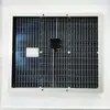 Fábrica de Origen de Shenzhen Panel Solar Transparente de Doble Cara 50W Panel Fotovoltaico Transparente de Capacidad Completa de Cristal Único
