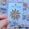 Broche de Mariposa Hueca con Diamantes AB Iridiscentes para Mujer, Pin de Mariposa de Diamantes Lujoso a Todo Color para Trajes y Abrigos, Broche Elegante y Lujoso