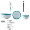 Conjunto de Tigela e Prato de Cerâmica para Uso Doméstico, Tigelas e Pratos Simples Estilo Japonês de Luxo Leve, Louça para Inauguração de Casa, Tigela de Arroz com Combinação de Cores Sob Esmalte
