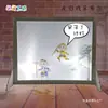 Bolsa de herramientas Foco niños jardín de infantes hecho a mano DIY marco pantalla de sombras tela de pantalla material actuación de teatro de sombras