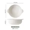 Conjunto de Louça Jingdezhen para Casa 2026 Novo Modelo Cerâmica Estilo Japonês Tigelas e Pratos Domésticos Utensílios de Mesa