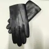 Guantes de Cuero Genuino para Mujer de Estilo Nuevo y Cálido, Talla Grande, Piel de Oveja, Cortavientos y Resistentes al Frío, Guantes de Cuero para Otoño e Invierno, Fábrica