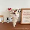 Ramo de Muñeca de Helado Producto Terminado Muñeca Creativa Sosteniendo Flores Regalo Festivo para Amigos Regalo de Cumpleaños Al Por Mayor