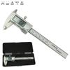 Calibrador digital de acero inoxidable HUOTO de 0 a 150 mm, calibrador de profundidad electrónico Vernier