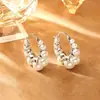 Pendientes de Perla en Forma de U Retro Franceses, Sencillos, Modernos, de Alta Gama, Versátiles, Pendientes Elegantes con un Diseño Único y Broches de Clip