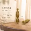 Palo de masaje de sándalo morado de 8 cuentas con forma de loto, de doble cara para acupresión y limpieza de meridianos, con un cuerno de carnero y un zhuque (pájaro rojo) diseño, para masaje ocular y facial