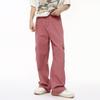 Mtlclothes Roupa Masculina Estilo Coreano Cor Sólida Casual Multicor Calça Reta Bolso Grande Roupa de Trabalho Jeans Desgastado Tendência