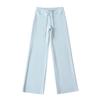 RY24342-24 Pantalones casuales de pierna ancha, rectos, sueltos, de punto, con cordón, estilo europeo y americano, para otoño