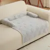 Almofada de sofá para pet transfronteiriça, cama grossa de pelúcia de inverno para gatos e cães, tapete de dormir quente para gatos e cães, cama para pet no atacado