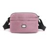 Bolsa pequena para celular de verão, cor sólida, 2022, mini bolsa horizontal de tecido Oxford, bolsa esportiva leve de duas camadas, transversal para mulheres
