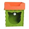 Rascador Personalizado Cuadrado para Gatos, Casa para Gatos tipo Caja, Resistente al Desgarro, Resistente a los Arañazos, Resistente al Desgaste, No Suelta Pelo, Casa para Gatos con Cama Elevada