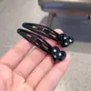 Conjunto de Prendedores de Cabelo Coração de Bolinhas Estilo Floresta BB Clips Alta Elasticidade Não Danifica os Cabelos Presilha para Costas da Testa e Franjas Voando Presilhas de Cabelo