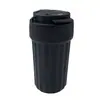 Fábrica de Comércio Exterior Silicone Uso Duplo Copo de Café Reto 450ml Silicone Macio Resistente a Quedas Portátil com Personalização de Logo