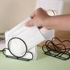 Porta pañuelos creativo para mesa de comedor, servilletero vertical para hotel, porta pañuelos de hierro para cafetería, porta pañuelos para restaurante, porta pañuelos para restaurante