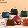 Bolsa Feminina Transfronteiriça Bolsa de Mão em Couro de Vaca Nova Moda Elegante Bolsa de Mão Feminina Versátil para Todas as Ocasiões Bolsa de Ombro Feminina em Couro Genuíno Moda