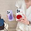 Funda de Teléfono de Berenjena Tomate de Dibujos Animados Adecuada para iPhone16 Apple 15Pro Max Cuerda Portátil 14pro Nuevo