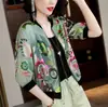Roupa de Proteção Solar de Manga Três Quartos para Verão 2026 Feminina Estilo Coreano Fashionável Versátil Confortável Respirável Jaqueta com Zíper Casaco Curto