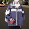 Casaco Masculino Woodpecker Primavera e Outono 2025 Novo Estilo Roupas de Corrida Estudantes Casual Jaqueta de Gola Vertical Dupla Tendência