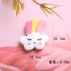 Acessórios de resina de unicórnio diy para crianças acessórios de cabelo feitos à mão diy cola gotejante material para capa de celular de creme