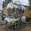 Olla de Esterilización de Doble Capa de 1.32 Metros Cúbicos, Olla de Esterilización de Alimentos Cocidos de Acero Inoxidable 304 de Segunda Mano, Olla de Esterilización con Baño María de Calentamiento Eléctrico