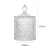 Portavelas aromaterapia de vidrio con forma de campana dorada muy atractivo con tapa, portavelas de vidrio estilo yurt, taza de vela DIY hecha a mano