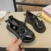 Outono 2026 Novos Sapatos da Moda para Meninas Estilo Coreano Princesa Solado Macio Bico Redondo Sapatos de Couro Sapatos de Couro Confortáveis para Crianças