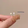 Brincos de Cerâmica Coloridos Brincos de Cerâmica Fofos para Mulheres Não é Necessário Remover Conjunto de Cerâmica para Uso Diário em Casa