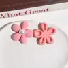 Otoño e Invierno Nuevo Coreano Dongdaemun Terciopelo Perla Flor de Cinco Pétalos Parche Joyería DIY Tocado Pasador Broche Accesorios