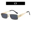 Gafas de sol cuadradas de montura pequeña 2025, nuevas gafas de sol de moda de alta calidad, gafas de sol retro famosas en Internet, protección UV