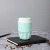 Taza de café de acero inoxidable 316, linda, mantiene las bebidas calientes o frías, compacta y portátil para niñas, alto valor estético, popular en línea, mismo estilo que la taza de pétalo