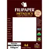 Papel A4 (metálico) Branco Pérola 180g.