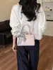 Bolso de Mano con Patrón de Cocodrilo 2026 Primavera Nuevo Nicho de Alto Valor Bolso de Hombro Cruzado Gran Capacidad Bolso Cuadrado Pequeño Simple