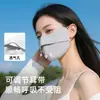 Mascarilla de Protección Solar Verano Seda de Hielo para Mujer Anti-UV Alta Calidad para Ciclismo al Aire Libre Transpirable Mascarilla Upf50+