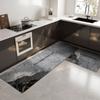 Felpudo para Puerta de Cocina que Absorbe Agua y Aceite, Alfombrilla Gruesa Antideslizante Resistente a la Suciedad para el Hogar, Alfombrilla de Piso para Cocina que Absorbe Agua y Aceite y es Antideslizante