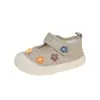 Zapatos de Lona Casuales de Boca Baja para Niñas Estilo Primavera y Otoño 2026 Zapatos Versátiles de Lona para Niños Diseño Floral Lindo de Moda para Niñas