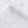 Colar de Pérolas Naturais de Água Doce Conjunto de Pulseiras Femininas Acessórios em Prata Esterlina 925 Joias de Corrente de Clavícula de Luxo Leve Atacado