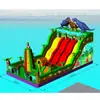 Fabricantes de castelo inflável com tema de dinossauro fornecem equipamentos de entretenimento esportivo ao ar livre Castelo Travesso Castelo Grande Paraíso