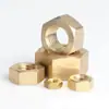 Porca Sextavada de Aço Inoxidável 304 Dourada Atacado M3/M4/M6/M8 Porca Sextavada Externa Tampa de Parafuso Galvanizada