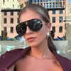 Gafas de sol aviador retro de doble puente europeas y americanas 2026 para mujer, Gafas de sol con protección solar estilo callejero, Gafas de montura grande estilo milenio
