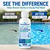 Clarificador y Purificador de Agua para Piscina KineShineX Fórmula Líquida de Alta Concentración Ayuda a Asentar Partículas Finas en Suspensión