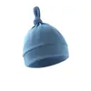 Set de Sombrero para Bebé Recién Nacido Gorro Nudo Suave Adecuado para Bebés Niñas Niños Sombrero 0-6 Meses