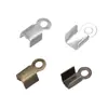 Corda de Couro Corda Encerada Clipe Pulseira DIY Acessórios de Ferragens para Joias Pequenas Fivela de Língua Multicolorida Fivela de Cabeça de Cobra