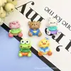 Accesorios de Resina de Oso Fresa de Dibujos Animados Brillantes Serie de Hebillas para Zapatos Accesorios para el Cabello Parche de Gel de Crema Pinza para el Cabello