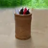 Porta plumas de bambú, Porta pinceles, Caja de almacenamiento de escritorio, Inserto de bambú retro estilo chino, Celebridad de internet estilo antiguo