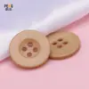 Cárdigan de Camisa Teñido Personalizado de Cuatro Ojos con Botones Anchos, Abrigo Versátil de Botones Redondos, Cortavientos, Botones de Resina Cosidos a Mano