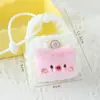 Nuevo Monedero de Peluche Tejido de Dibujos Animados Bolsa Portátil para Guardar Cables de Auriculares Bolsa de Almacenamiento de Accesorios Lindos y Femeninos