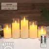 Vela LED Recargable 220V con Oscilación Digital, Luz Ambiental Romántica Cálida Creativa para Boda, Bar, Fiesta