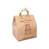 Bolsa para llevar de postre de cumpleaños Spot Papel de aluminio Catering Comercial Pastel Tiramisú Bolsa térmica para llevar Venta al por mayor